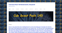 Desktop Screenshot of cubscoutpack143.org